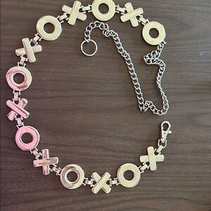 Silver XO Chain Necklace